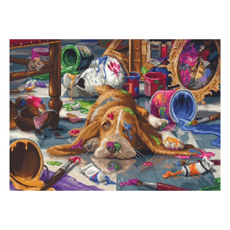(image for) Picasso's Colors Counted Cross Stitch Kit
